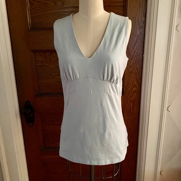 a.n.a. Light Blue Sleeveless Top Size Small. - Picture 3 of 8